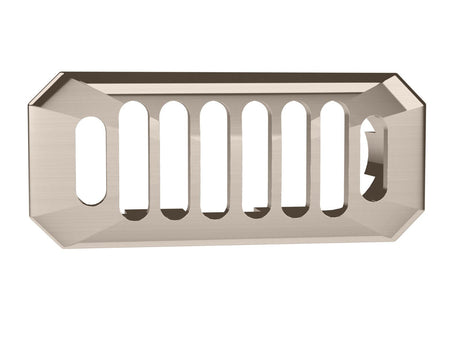 Launde Abbey Victrion Overflow Basin Grill - Brushed Nickel - TAP 'N' SHOWER
