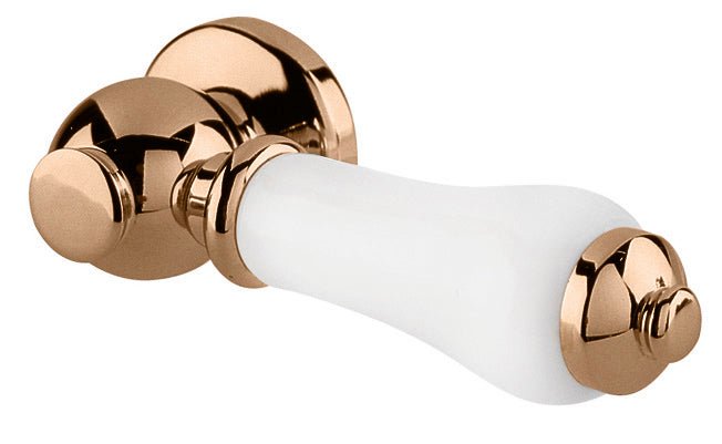 Launde Abbey Lever Handle for Close Coupled Low Level Cistern - Copper - TAP 'N' SHOWER