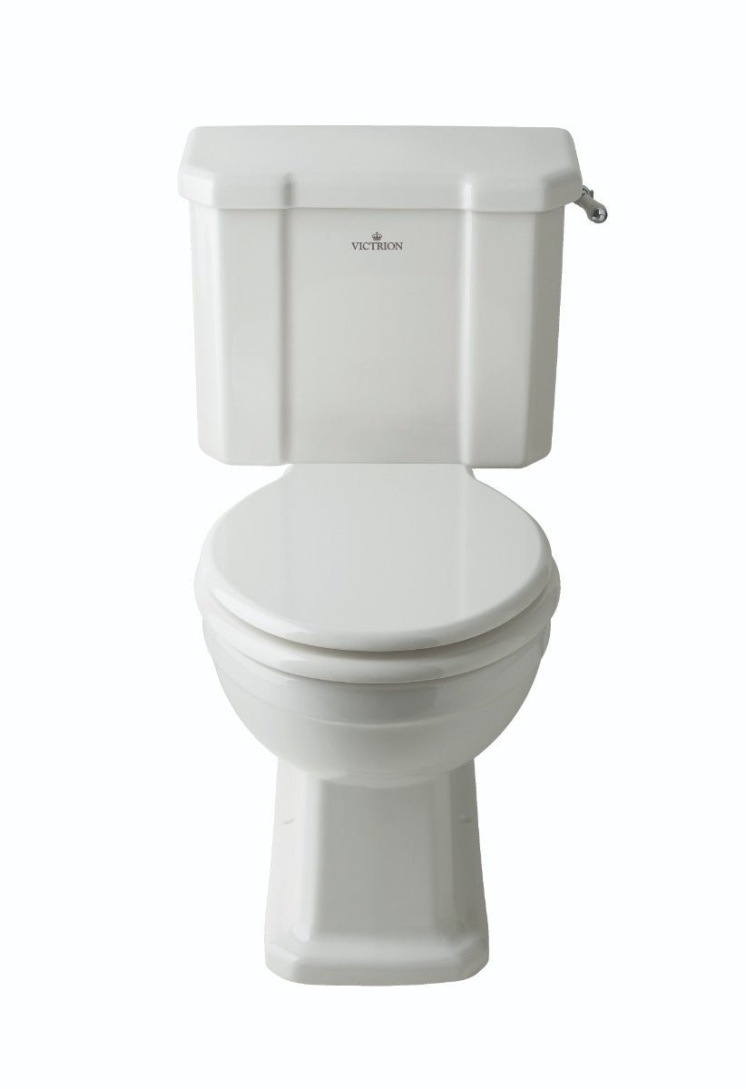 Launde Abbey Victrion CC Pan and Cistern Inc Fittings - White - TAP 'N' SHOWER