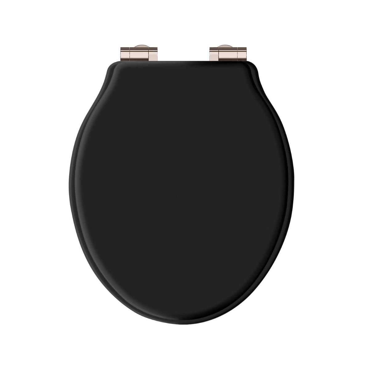 Launde Abbey Victrion Soft Close Toilet Seat - Black Matt - TAP 'N' SHOWER