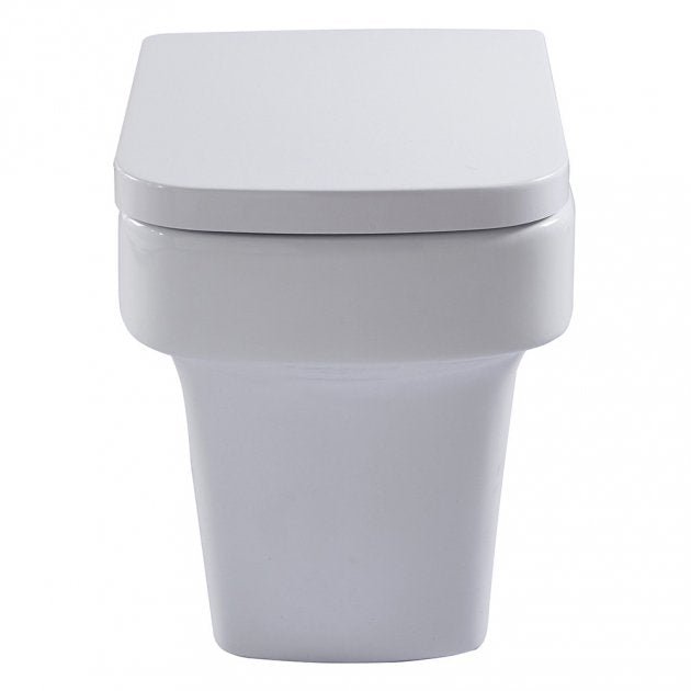 Frontline Aquaceramica Italia Medici Soft Close Toilet Seat - White - BIQR6SEAT - TAP 'N' SHOWER