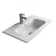 Royo Vitale Slimline Square Basin 810mm - White - RO124875 - TAP 'N' SHOWER