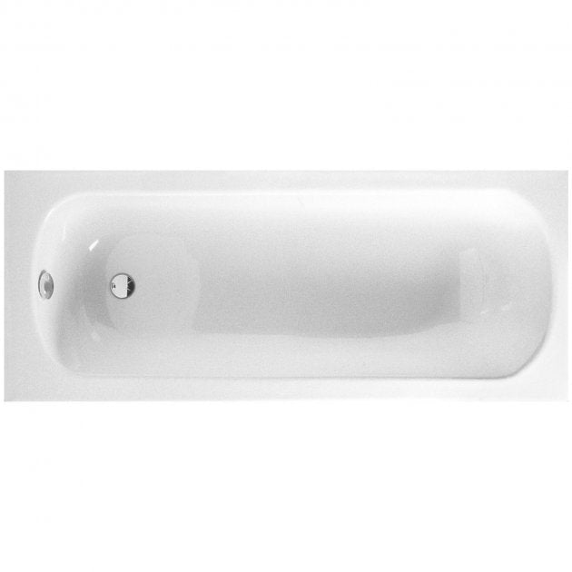 Vitra Optima White Bath No Tap Holes 1500mm x 700mm - 50800001000 - TAP 'N' SHOWER