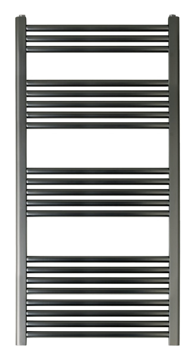 JTP VOS Radiator 1200mm High X 600mm Wide - Brushed Black - VOS1206BBL - TAP 'N' SHOWER
