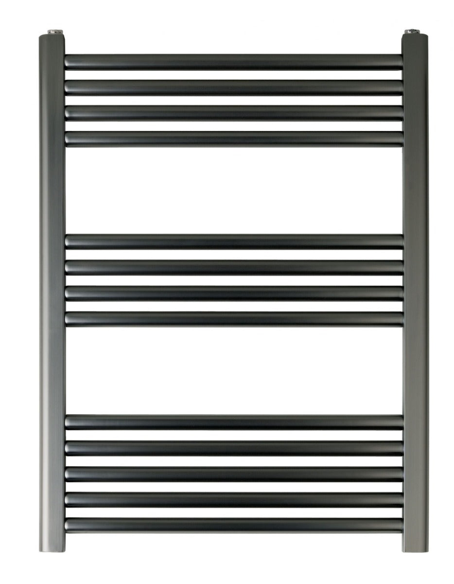 JTP VOS Radiator 800mm High X 600mm Wide - Brushed Black - VOS806BBL - TAP 'N' SHOWER