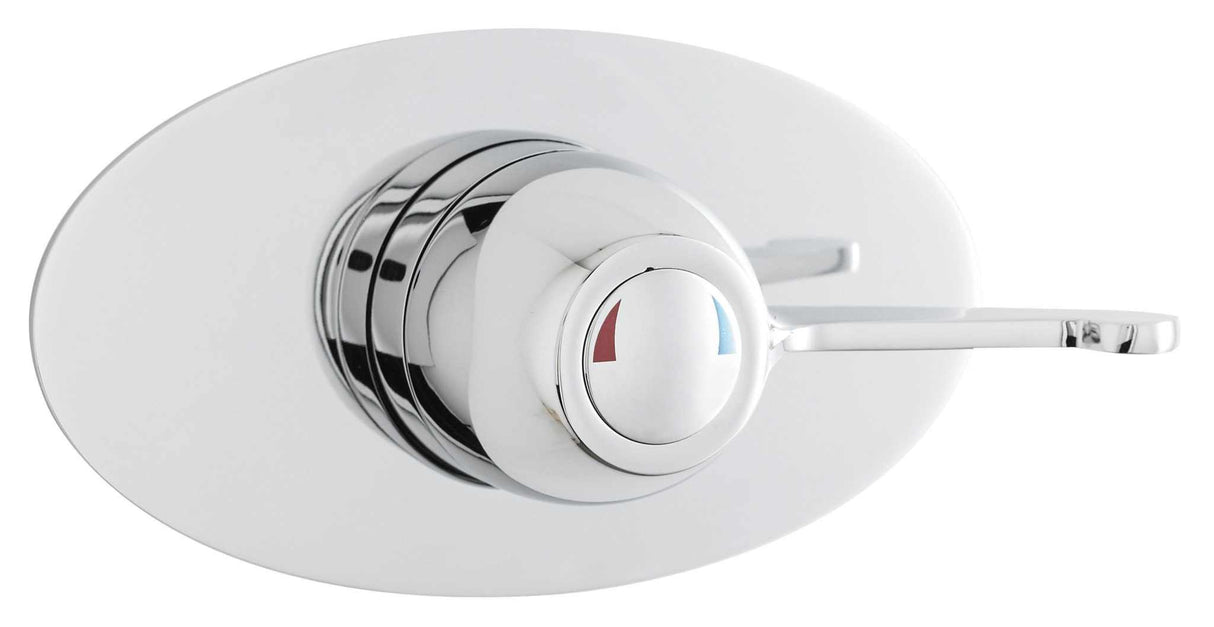 Nuie Club Handle Concealed Sequential Shower Valve - Chrome - VSQ4
