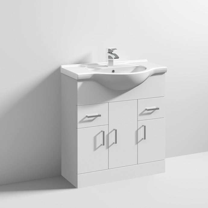 Nuie Mayford Bathroom Vanity Unit with 1 Tap Hole Basin - 750mm Wide -
