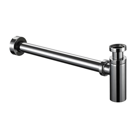 Burlington Modern Chrome Flat Bottom Bottle Trap - W13 - TAP 'N' SHOWER