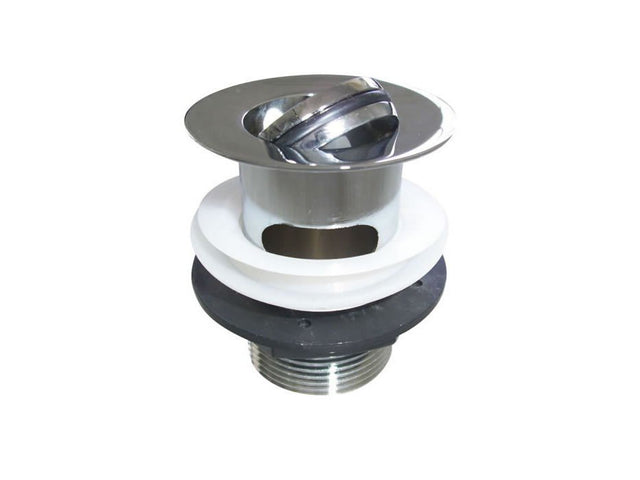 Burlington Slotted Flip Top Basin Waste - Chrome - W18 - TAP 'N' SHOWER