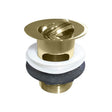 Burlington Slotted Flip Top Basin Waste - Gold - W18GOLD - TAP 'N' SHOWER