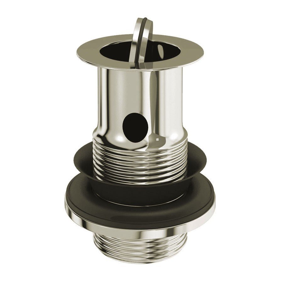 Burlington Slotted Flip Top Basin Waste - Nickel - W18NKL - TAP 'N' SHOWER