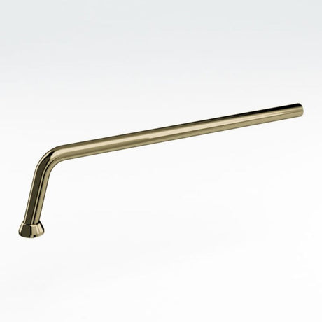 Burlington Gold Exposed P Trap Connection Pipe 80mm - W21GOLD - TAP 'N' SHOWER