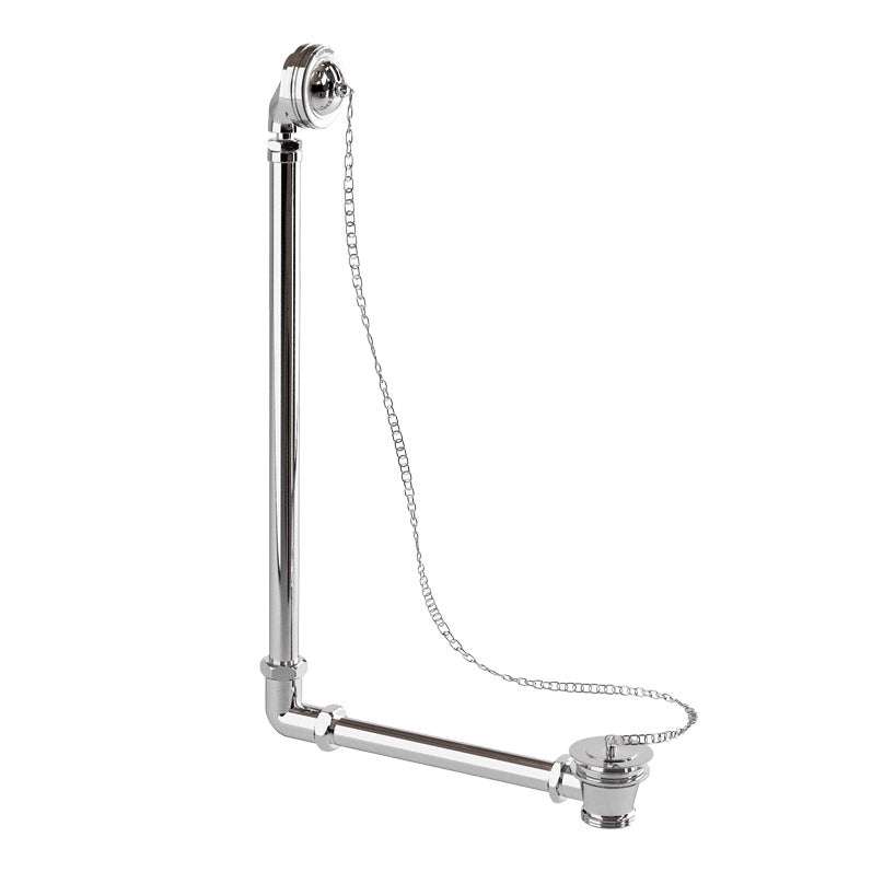 Burlington External Single Ended Bath Plug & Chain Waste - W4 - TAP 'N' SHOWER