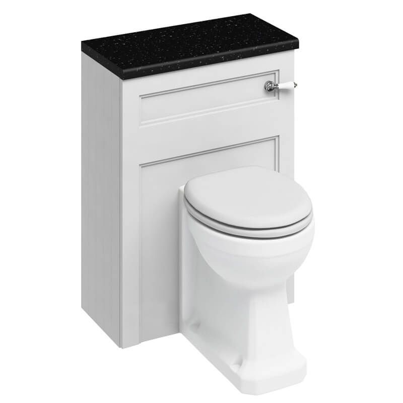 Burlington Matt White WC Unit ONLY 600mm - W60W - TAP 'N' SHOWER
