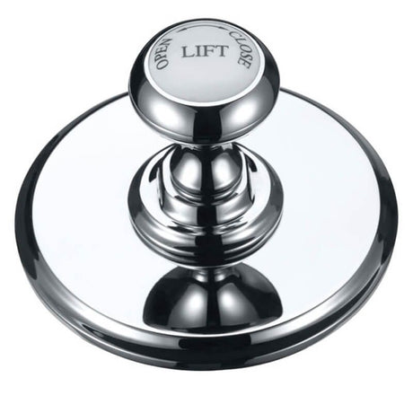 Burlington Chrome Classic Basin Invisible Overflow & Waste - W9 - TAP 'N' SHOWER