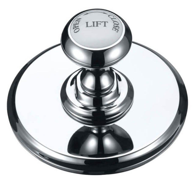 Burlington Chrome Classic Basin Invisible Overflow & Waste - W9 - TAP 'N' SHOWER