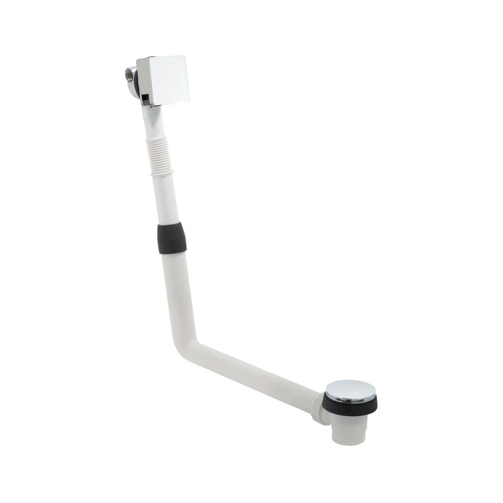 Vado Wastes & Fittings Push Type Bath Filler Waste and Overflow - Chrome - WG - 81389/SQ - C/P - TAP 'N' SHOWER