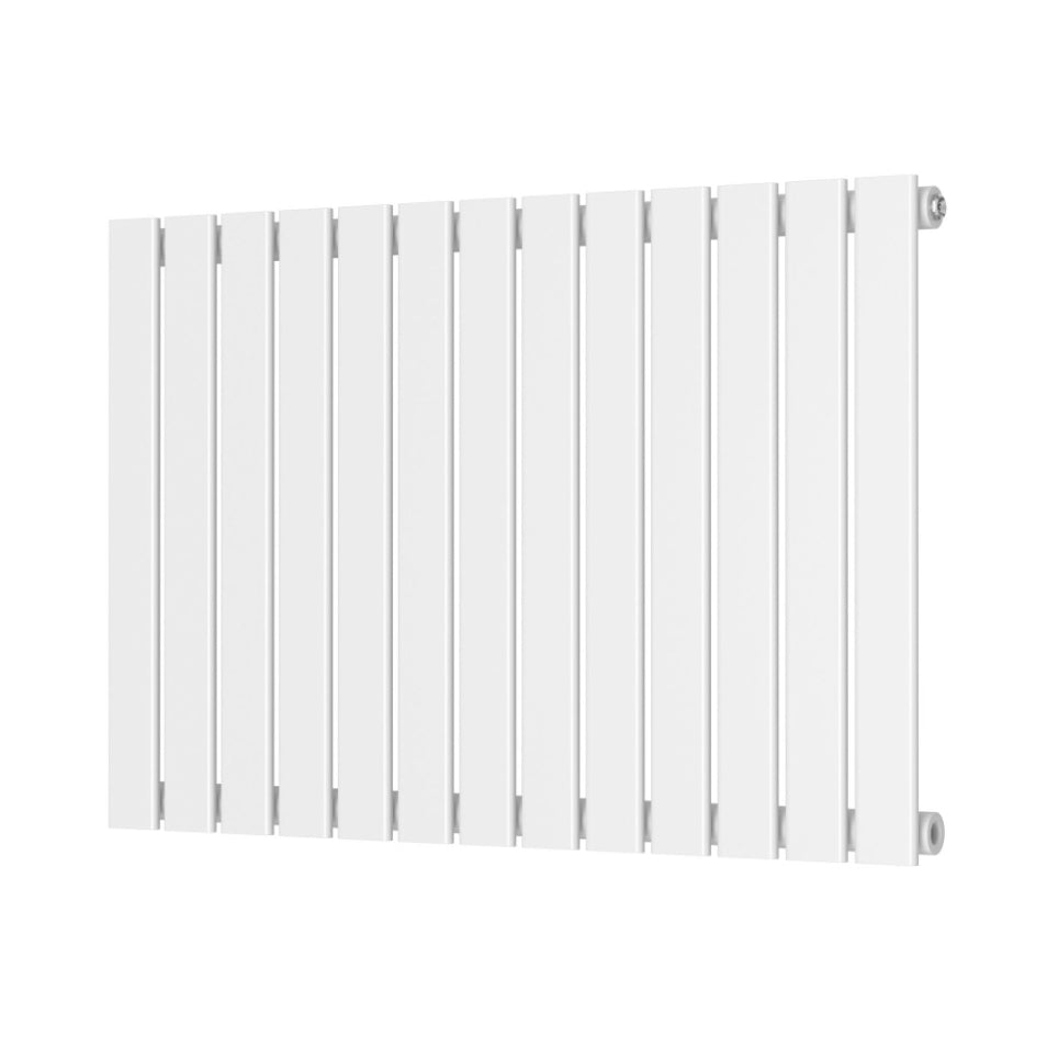 Scudo Bravo Designer Radiator Single 600mm x 886mm - White - BRAV60 - 89S - W - TAP 'N' SHOWER