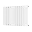 Scudo Bravo Designer Radiator Single 600mm x 886mm - White - BRAV60 - 89S - W - TAP 'N' SHOWER