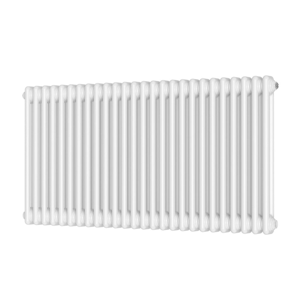 Scudo Column Horizontal Radiator 600 x 1190mm - White - COL - 2 - 60 - 120 - W - TAP 'N' SHOWER