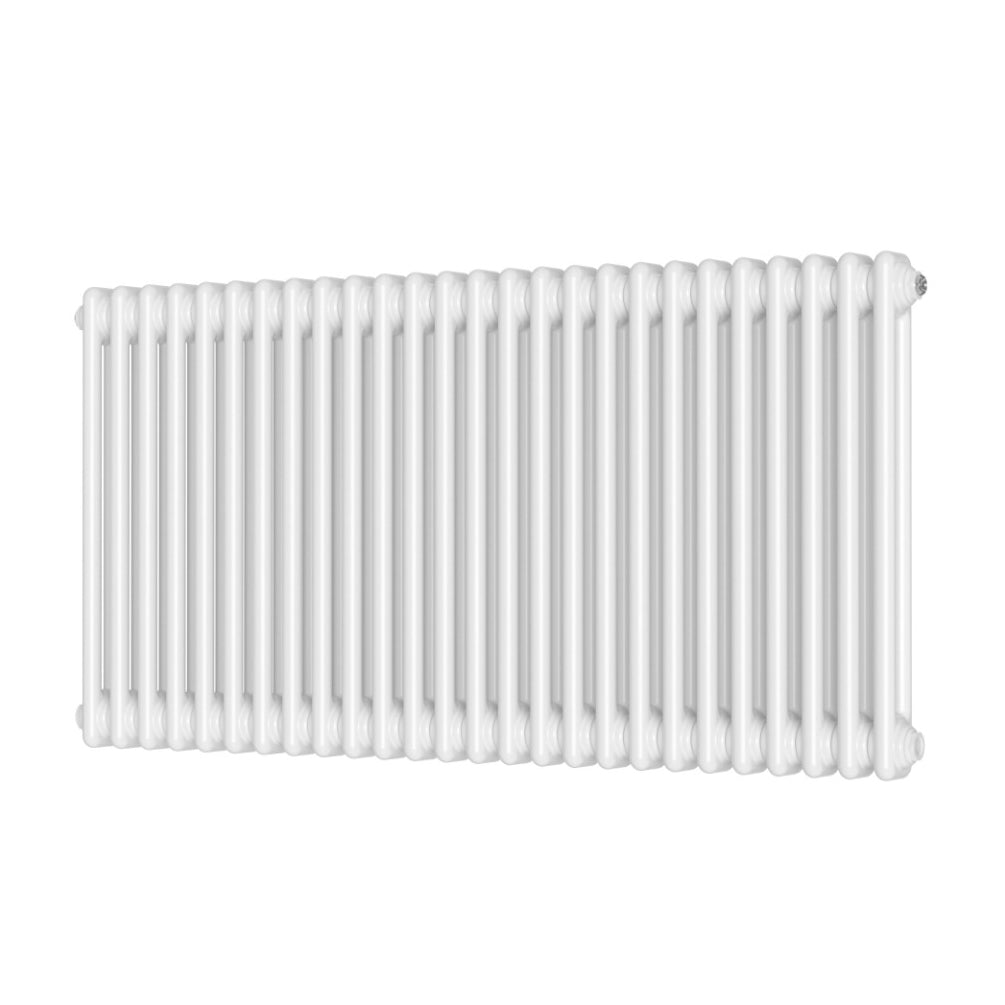 Scudo Column Horizontal Radiator 600 x 1190mm - White - COL - 2 - 60 - 120 - W - TAP 'N' SHOWER
