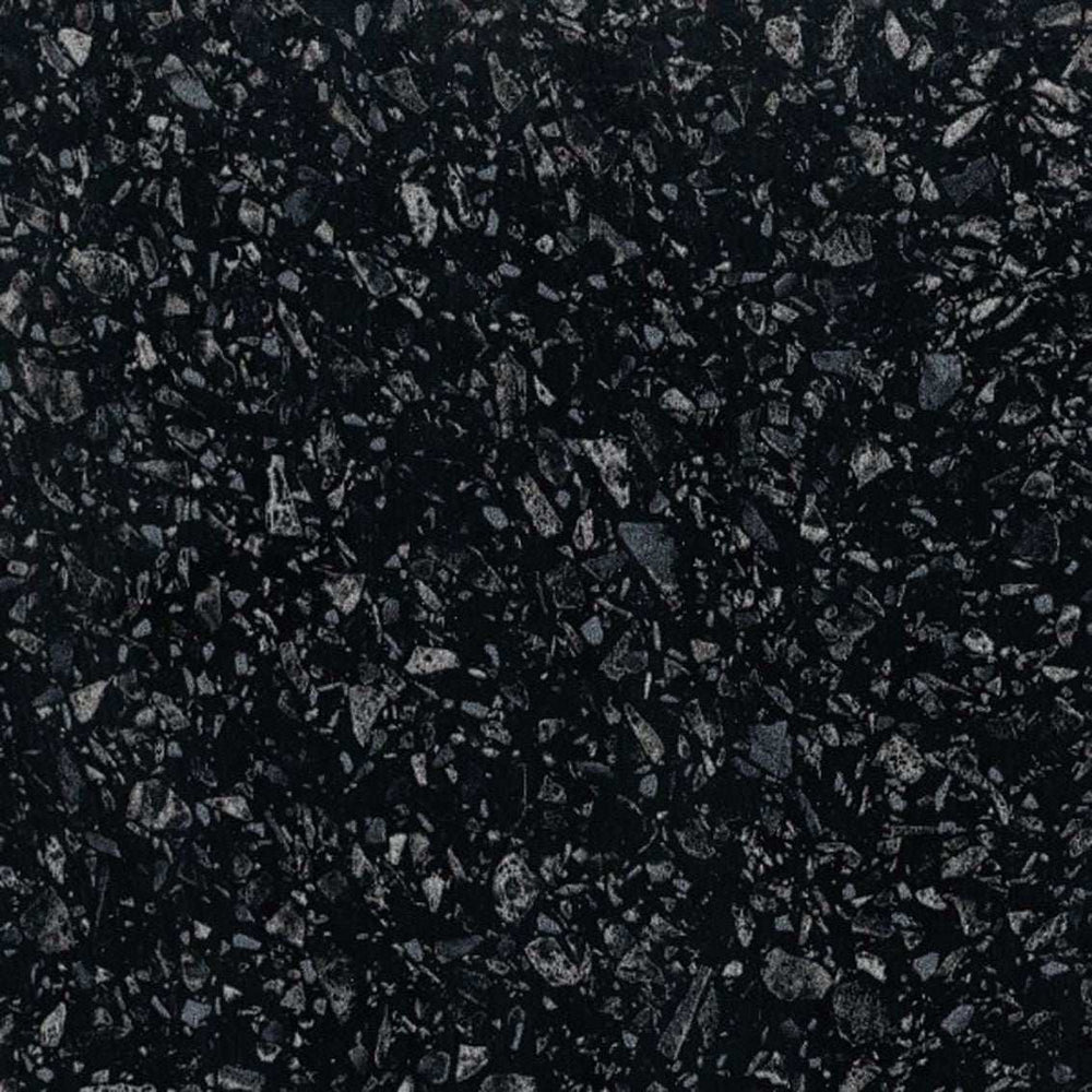 Hudson Reed Black Astral Quarts surface with deep black tone and durable, glossy speckled texture for elegant home décor.