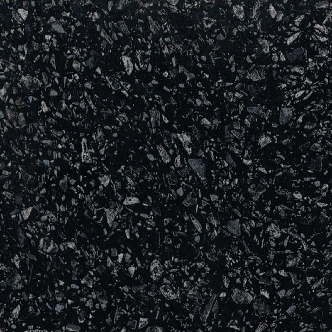 Hudson Reed Black Astral Quarts surface with deep black tone and durable, glossy speckled texture for elegant home décor.