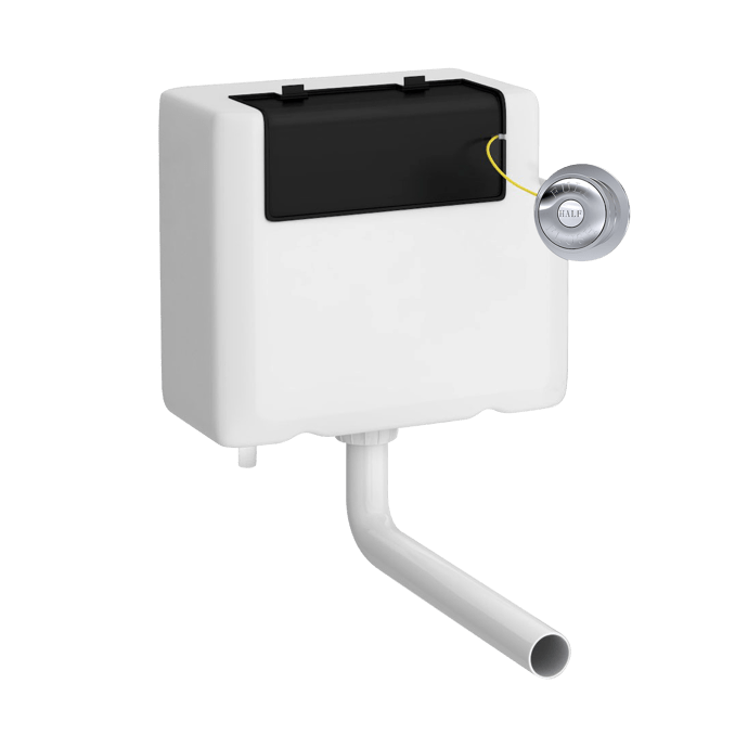 Nuie Universal Access Traditional Chrome Flush Plate Concealed Toilet Cistern - XTY8T01B - TAP 'N' SHOWER