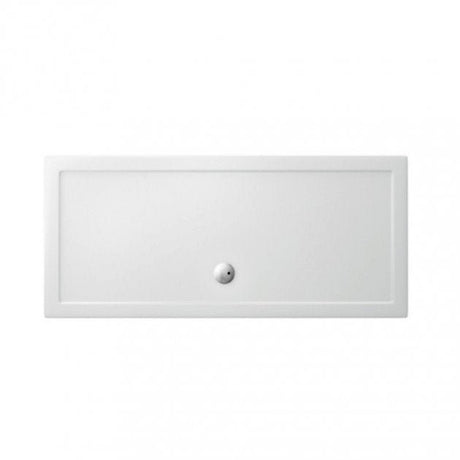 Britton Zamori Rectangular Shower Tray 1800mm x 800mm - White - Z1343 - TAP 'N' SHOWER