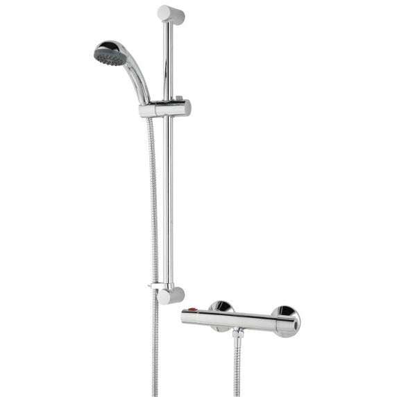 Bristan Zing Modern Cool Touch Bar Mixer Shower with Shower Kit - ZI S