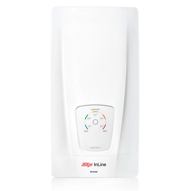 Zip Water InLine Instantaneous Water Heater 18 - 27kW - White - DCXNEXT - TAP 'N' SHOWER