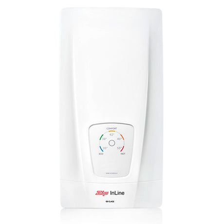 Zip Water InLine Instantaneous Water Heater 18 - 27kW - White - DCXNEXT - TAP 'N' SHOWER
