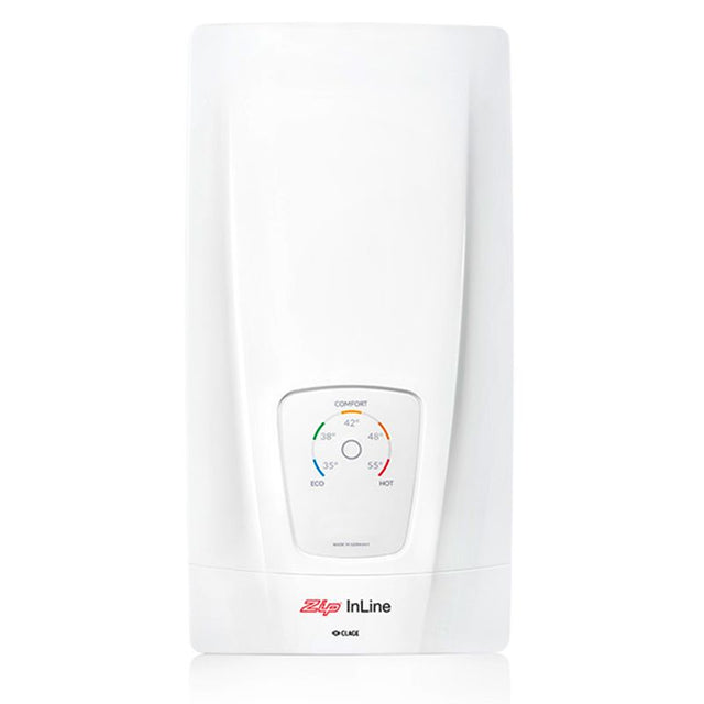 Zip Water InLine Instantaneous Water Heater 18 - 27kW - White - DCXNEXT - TAP 'N' SHOWER