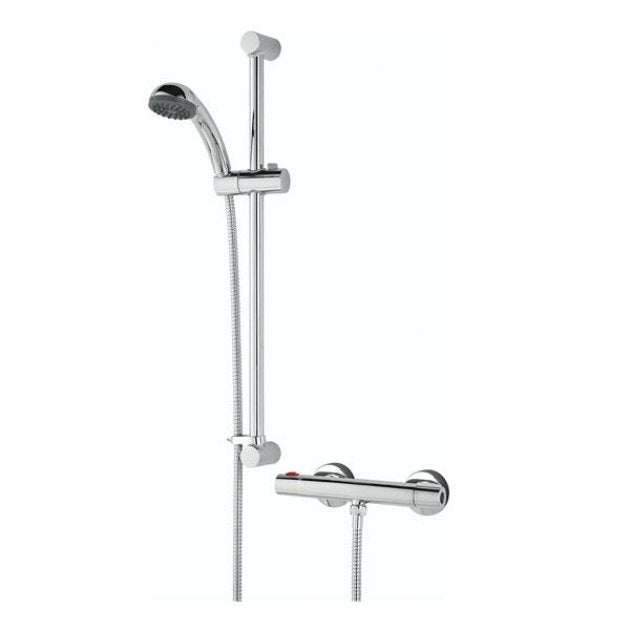 Bristan Zing Modern FastFit Cool Touch Bar Mixer Shower with Shower Ki