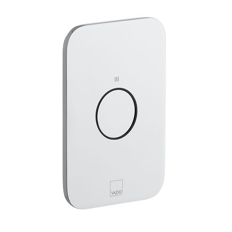 Vado Zone 1 Button 1 Outlet Vertical Concealed Stop Valve To Pair - Chrome - ZON - 143 - CP - TAP 'N' SHOWER