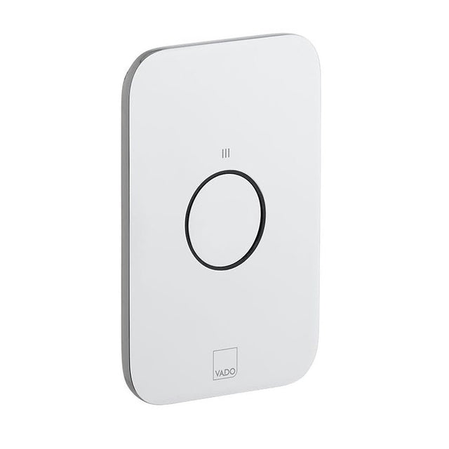Vado Zone 1 Button 1 Outlet Vertical Concealed Stop Valve To Pair - Chrome - ZON - 143 - CP - TAP 'N' SHOWER