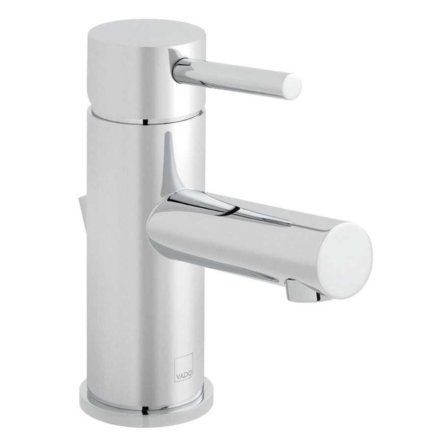Vado Zoo 1 Taphole Mono Basin Mixer with chrome finish and pop-up waste
