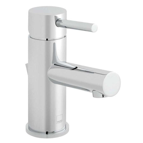 Vado Zoo 1 Taphole Mono Basin Mixer with chrome finish and pop-up waste