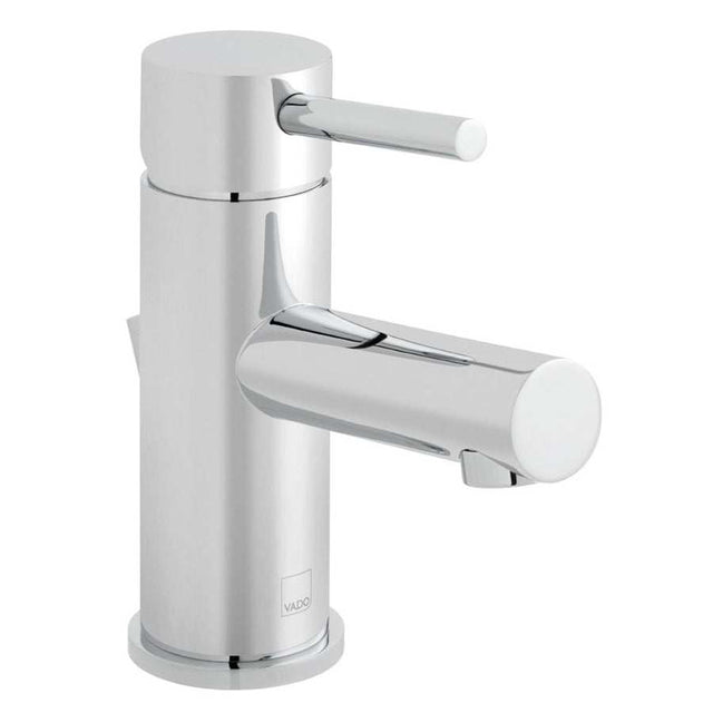 Vado Zoo 1 Taphole Mono Basin Mixer with chrome finish and pop-up waste