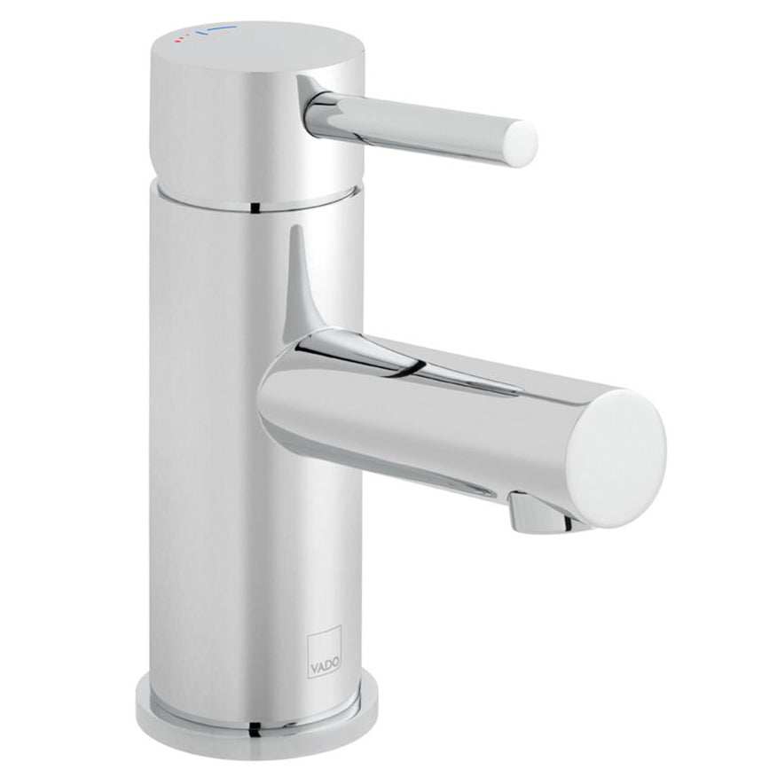 Vado Zoo single taphole mono basin mixer tap with Ecoturn technology chrome