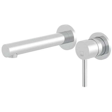 Vado Zoo 2 Hole Wall Mounted single lever basin mixer tap in polished chrome