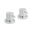 Vado Zoo Deck Mounted Valves pair in chrome finish for modern shower systems