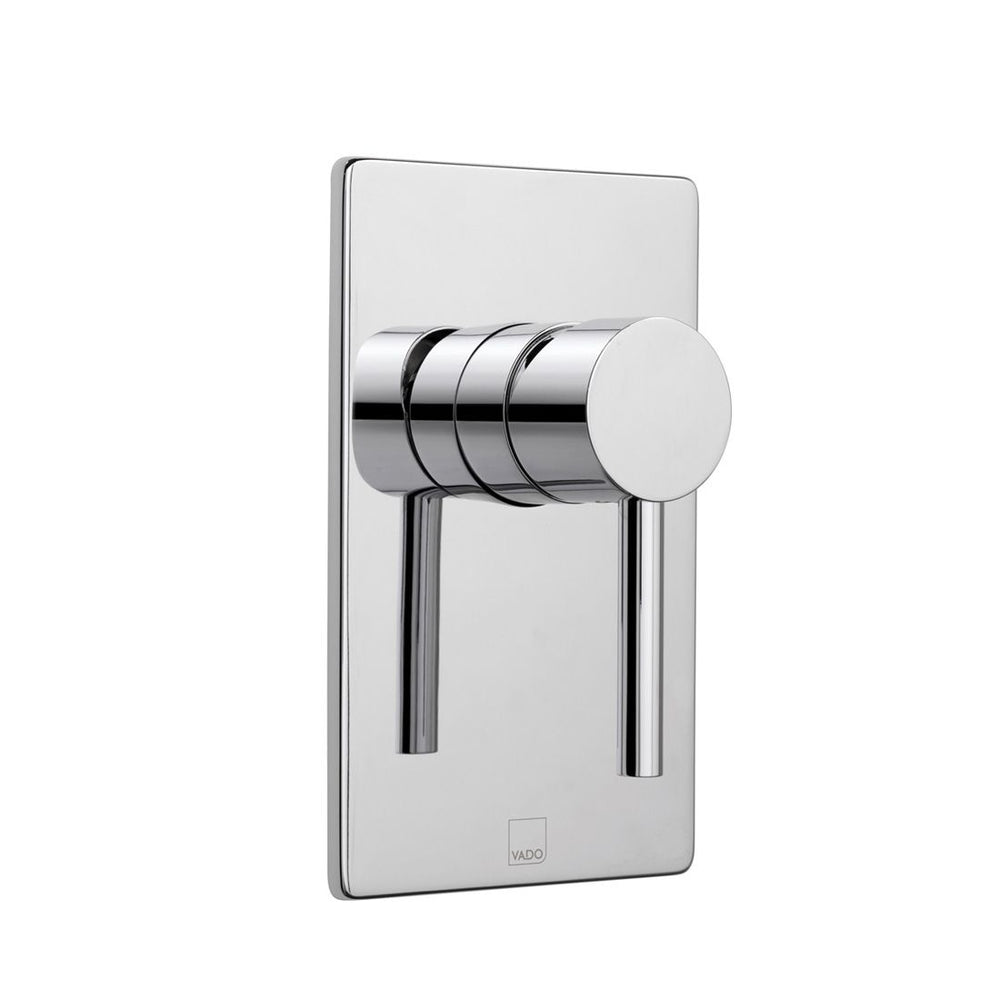 Vado Zoo 1 Outlet Manual Shower Valve - Polished Chrome - ZOO - 145A/SQ - C/P - TAP 'N' SHOWER