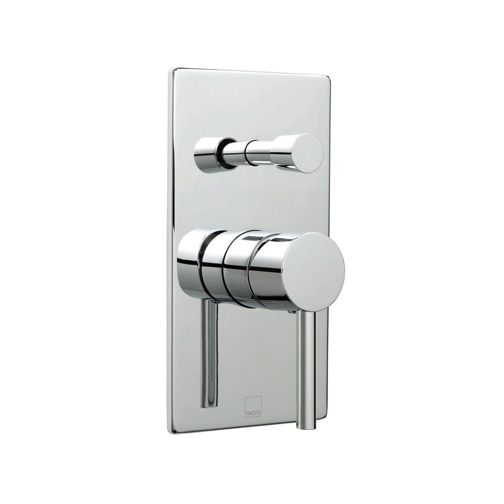 Vado Zoo 2 Outlet Manual Shower Valve with Diverter - Polished Chrome - ZOO - 147A/SQ - C/P - TAP 'N' SHOWER
