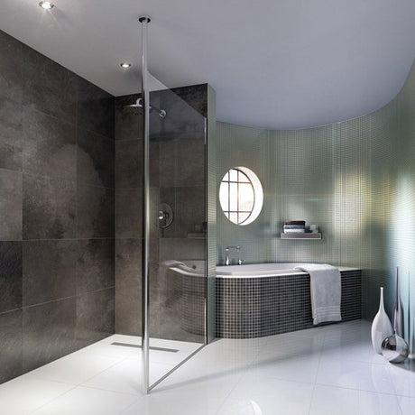 Coram Column Glass Shower Panels - TAP 'N' SHOWER