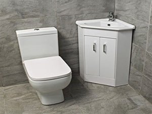Corner Installation Cabinets - TAP 'N' SHOWER