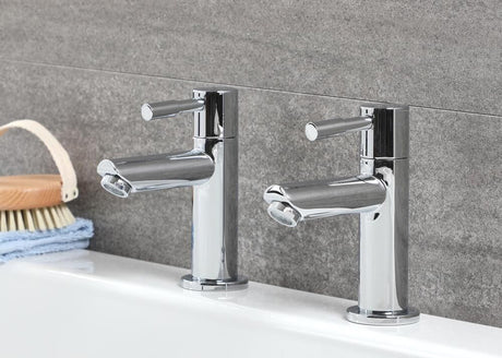 Frontline Bath Pillar Taps - TAP 'N' SHOWER