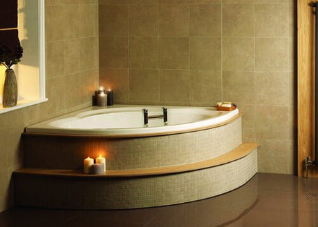 Frontline Corner Baths - TAP 'N' SHOWER