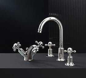 Grosvenor Cross Chrome - TAP 'N' SHOWER