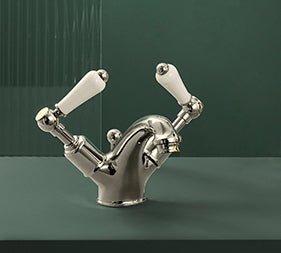Grosvenor Lever Nickel - TAP 'N' SHOWER